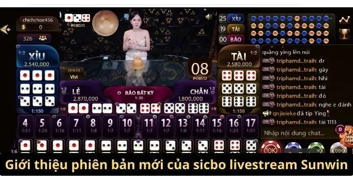Sicbo livestream Sunwin là sản phẩm cực kỳ hấp dẫn 