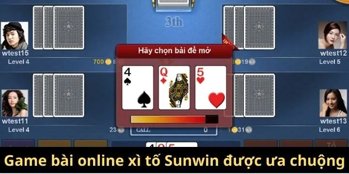 Xì tố Sunwin thu hút hàng nghìn lượt truy cập mỗi ngày 